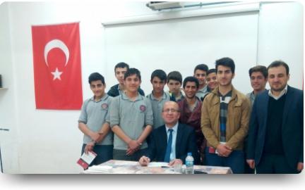 Eğitimci Yazar Aziz Erdoğan Okulumuzda Öğrencilerimizle Buluştu.
